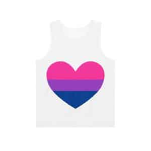 Bisexual Heart Men's Tank (AOP)
