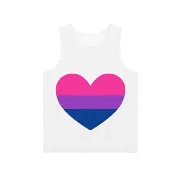 Bisexual Heart Men's Tank (AOP)