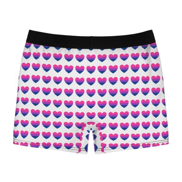 Bisexual Heart Men's Boxer Briefs (AOP) - Image 2